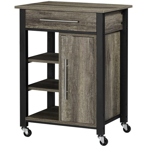 Homcom carrellino cucina - carrellino, da