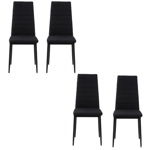 Homcom set sedie - homcom, imbottite