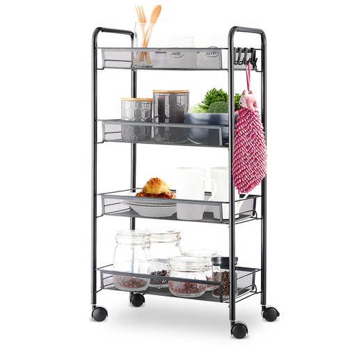 Carrello con ruote scaffale