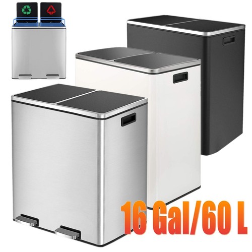 Pattumiera 2x30l scomparti - pattumiera,