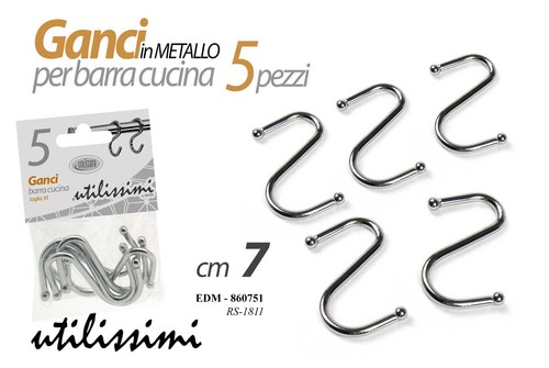 Ganci barra cucina - ganci,