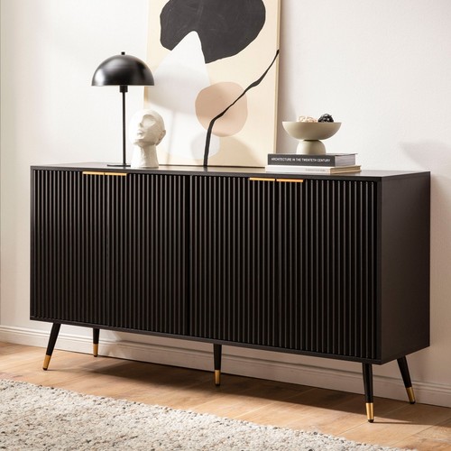 Credenza finebuy comò nero - credenza,
