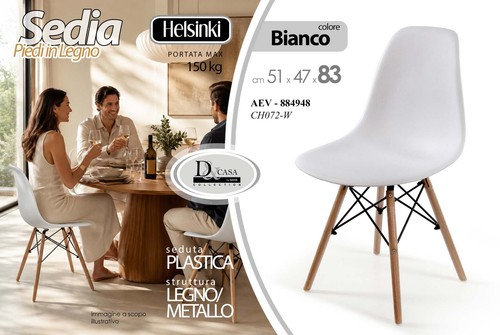 Sedia moderna nordica - sedia,