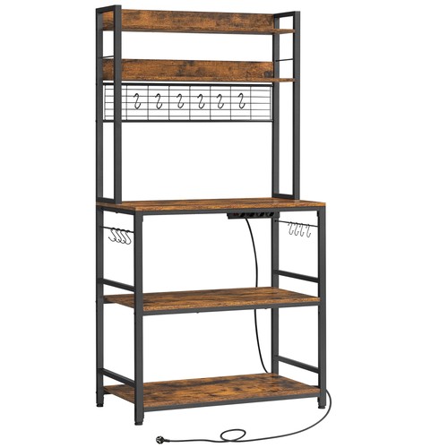 Scaffale cucina con multipresa - cucina,