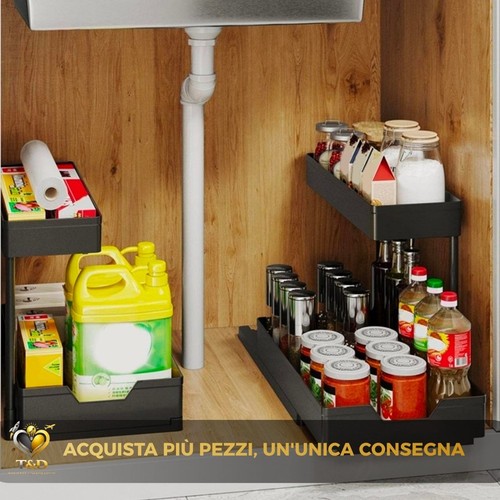 Organizer sottolavello cucina - organizer,